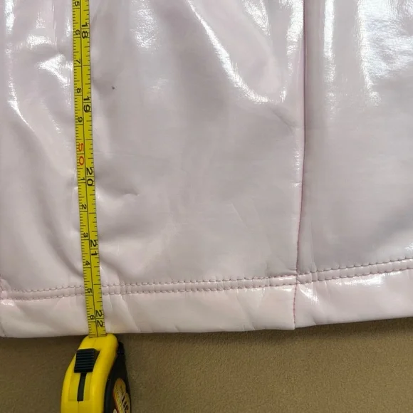 **SOLD*** Oh Polly Pastel Pink Vinyl Bodycon Mini Dress - Picture 10 of 10